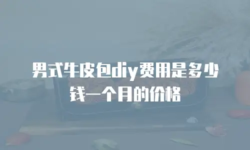 男式牛皮包diy费用是多少钱一个月的价格