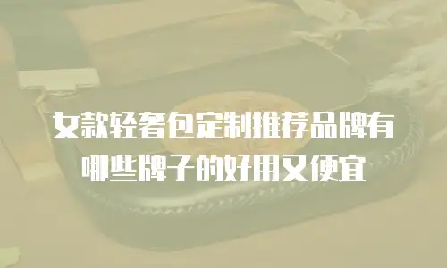 女款轻奢包定制推荐品牌有哪些牌子的好用又便宜