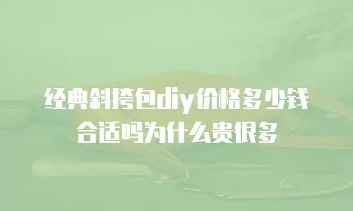 经典斜挎包diy价格多少钱合适吗为什么贵很多