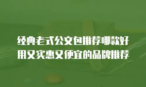 经典老式公文包推荐哪款好用又实惠又便宜的品牌推荐