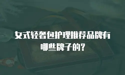 女式轻奢包护理推荐品牌有哪些牌子的？