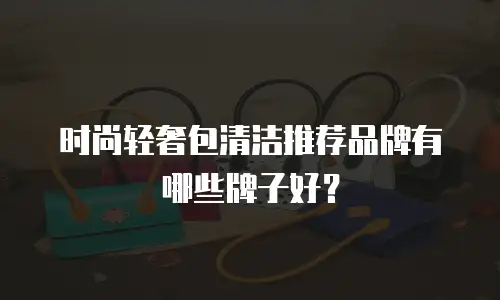 时尚轻奢包清洁推荐品牌有哪些牌子好？
