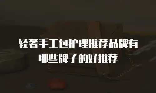 轻奢手工包护理推荐品牌有哪些牌子的好推荐
