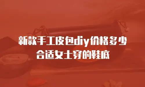 新款手工皮包diy价格多少合适女士穿的鞋底