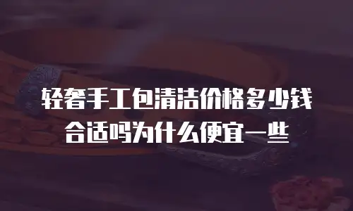 轻奢手工包清洁价格多少钱合适吗为什么便宜一些