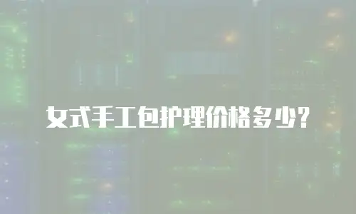 女式手工包护理价格多少？