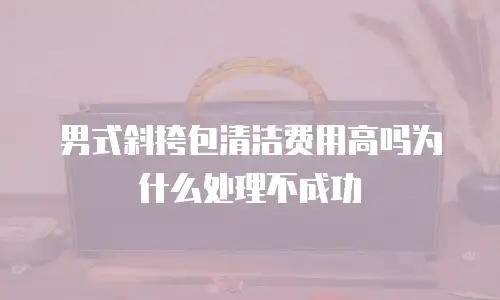 男式斜挎包清洁费用高吗为什么处理不成功