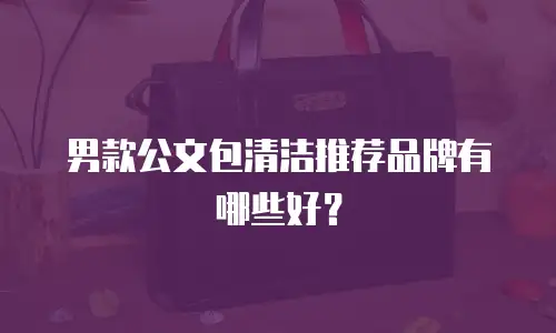 男款公文包清洁推荐品牌有哪些好？