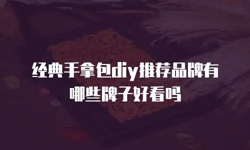 经典手拿包diy推荐品牌有哪些牌子好看吗