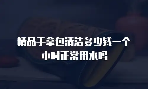 精品手拿包清洁多少钱一个小时正常用水吗