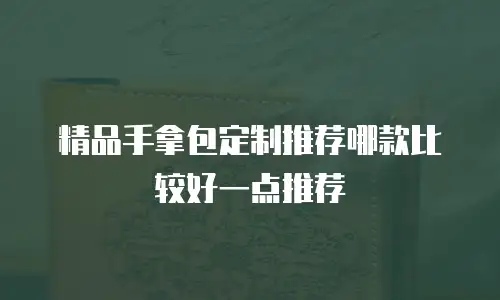 精品手拿包定制推荐哪款比较好一点推荐