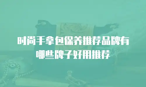 时尚手拿包保养推荐品牌有哪些牌子好用推荐