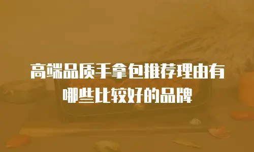 高端品质手拿包推荐理由有哪些比较好的品牌