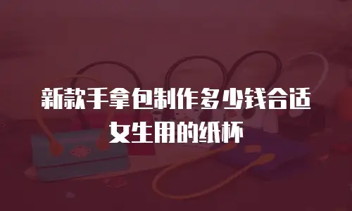 新款手拿包制作多少钱合适女生用的纸杯