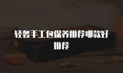 轻奢手工包保养推荐哪款好推荐