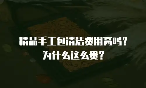精品手工包清洁费用高吗？为什么这么贵？