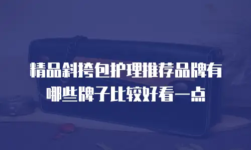 精品斜挎包护理推荐品牌有哪些牌子比较好看一点