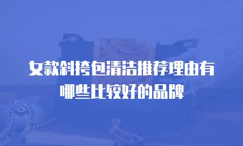 女款斜挎包清洁推荐理由有哪些比较好的品牌