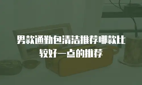 男款通勤包清洁推荐哪款比较好一点的推荐