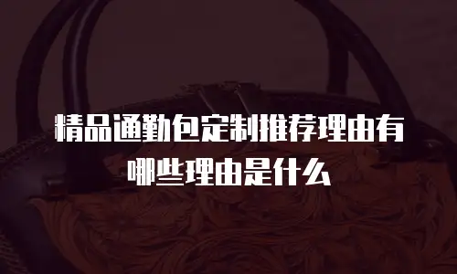 精品通勤包定制推荐理由有哪些理由是什么