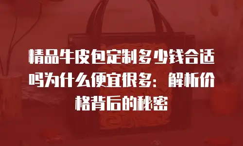 精品牛皮包定制多少钱合适吗为什么便宜很多：解析价格背后的秘密