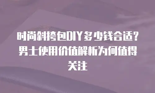 时尚斜挎包DIY多少钱合适？男士使用价值解析为何值得关注