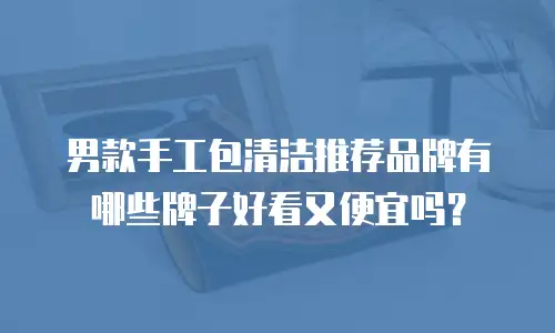 男款手工包清洁推荐品牌有哪些牌子好看又便宜吗？