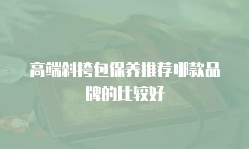 高端斜挎包保养推荐哪款品牌的比较好