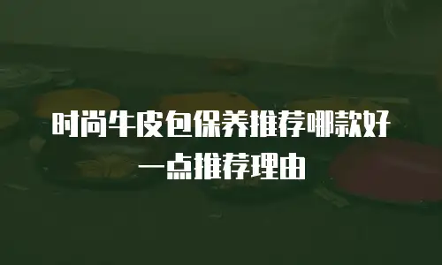 时尚牛皮包保养推荐哪款好一点推荐理由