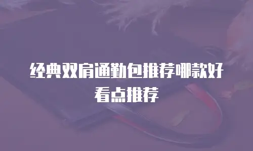 经典双肩通勤包推荐哪款好看点推荐