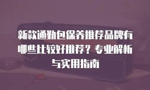 新款通勤包保养推荐品牌有哪些比较好推荐？专业解析与实用指南