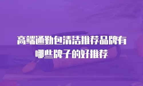高端通勤包清洁推荐品牌有哪些牌子的好推荐