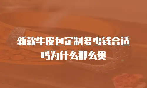 新款牛皮包定制多少钱合适吗为什么那么贵