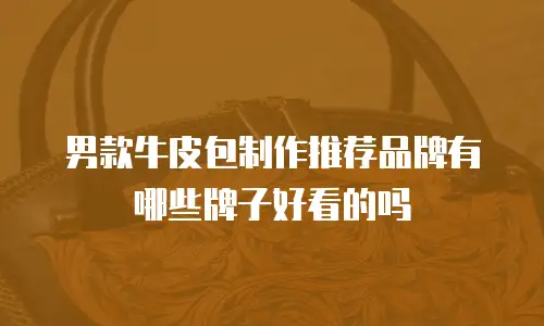 男款牛皮包制作推荐品牌有哪些牌子好看的吗