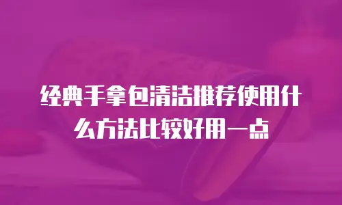 经典手拿包清洁推荐使用什么方法比较好用一点
