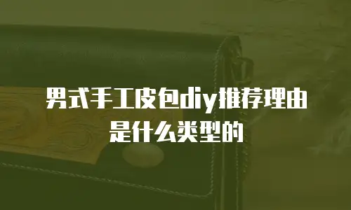男式手工皮包diy推荐理由是什么类型的