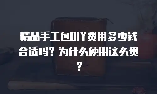 精品手工包DIY费用多少钱合适吗？为什么使用这么贵？