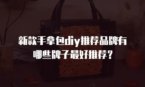新款手拿包diy推荐品牌有哪些牌子最好推荐？