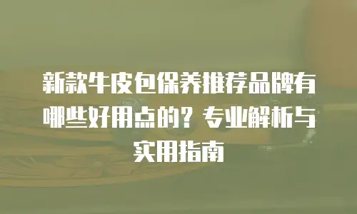新款牛皮包保养推荐品牌有哪些好用点的？专业解析与实用指南