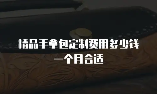 精品手拿包定制费用多少钱一个月合适