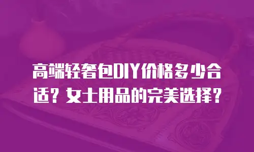 高端轻奢包DIY价格多少合适？女士用品的完美选择？