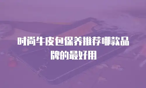 时尚牛皮包保养推荐哪款品牌的最好用
