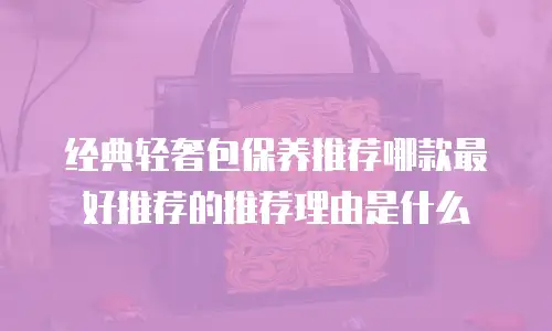 经典轻奢包保养推荐哪款最好推荐的推荐理由是什么