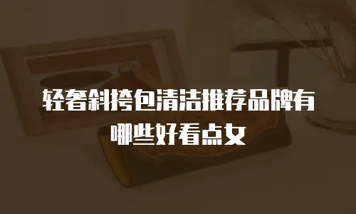 轻奢斜挎包清洁推荐品牌有哪些好看点女