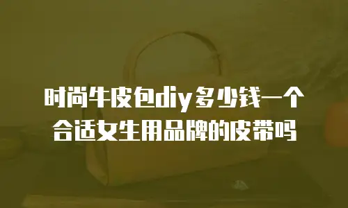 时尚牛皮包diy多少钱一个合适女生用品牌的皮带吗