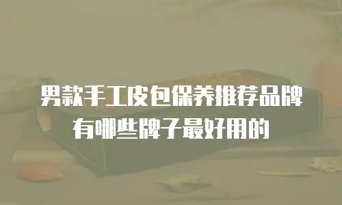 男款手工皮包保养推荐品牌有哪些牌子最好用的