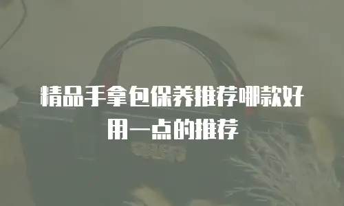 精品手拿包保养推荐哪款好用一点的推荐