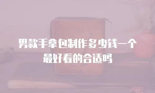 男款手拿包制作多少钱一个最好看的合适吗