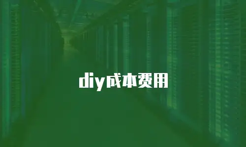 diy成本费用