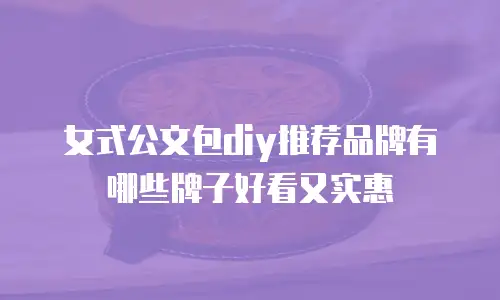 女式公文包diy推荐品牌有哪些牌子好看又实惠
